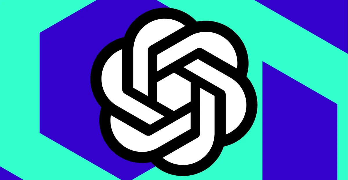 Логотип OpenAI на фоне судебных документов