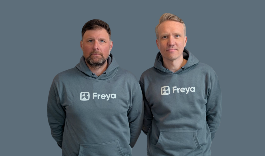 Логотип и название шведской компании Freya Industries, разрабатывающей сенсоры обнаружения дронов