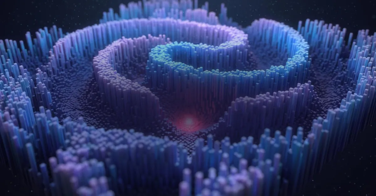 Иллюстрация к новости о платформе AlphaGenome Atlas от Google DeepMind для анализа генома человека