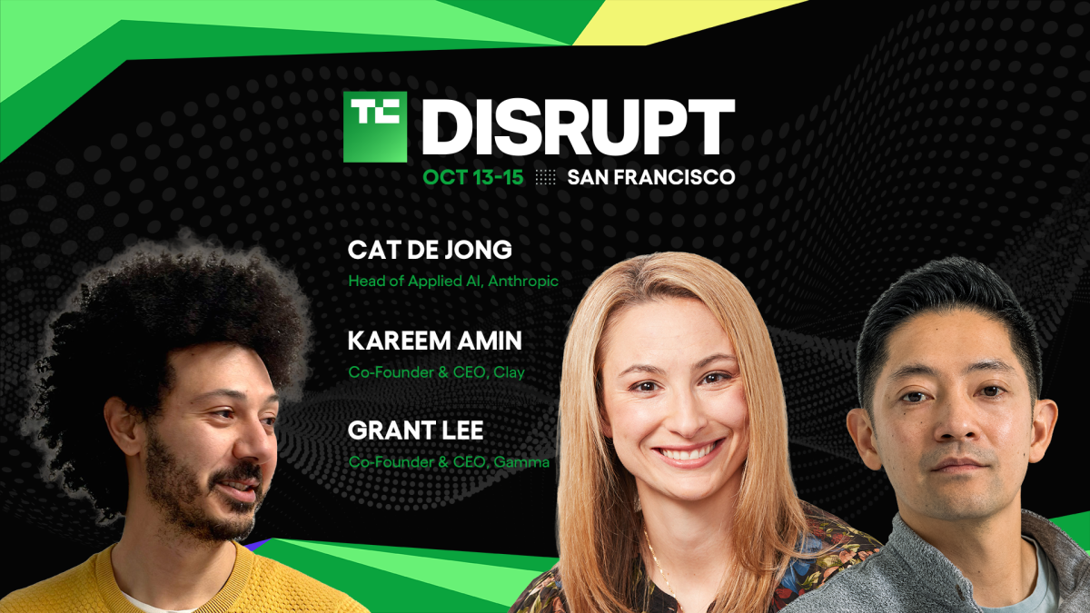 Сцена AI Stage на конференции TechCrunch Disrupt 2026 с обсуждением внедрения ИИ в корпоративные процессы