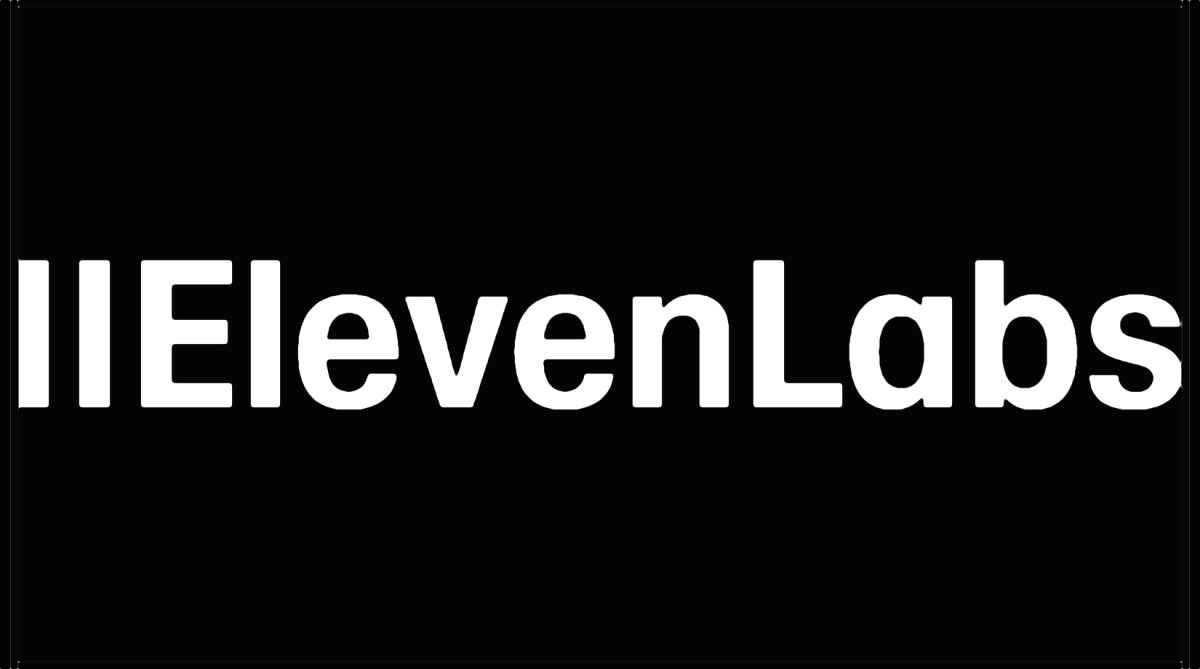 Логотип ElevenLabs на фоне интерфейса синтеза речи