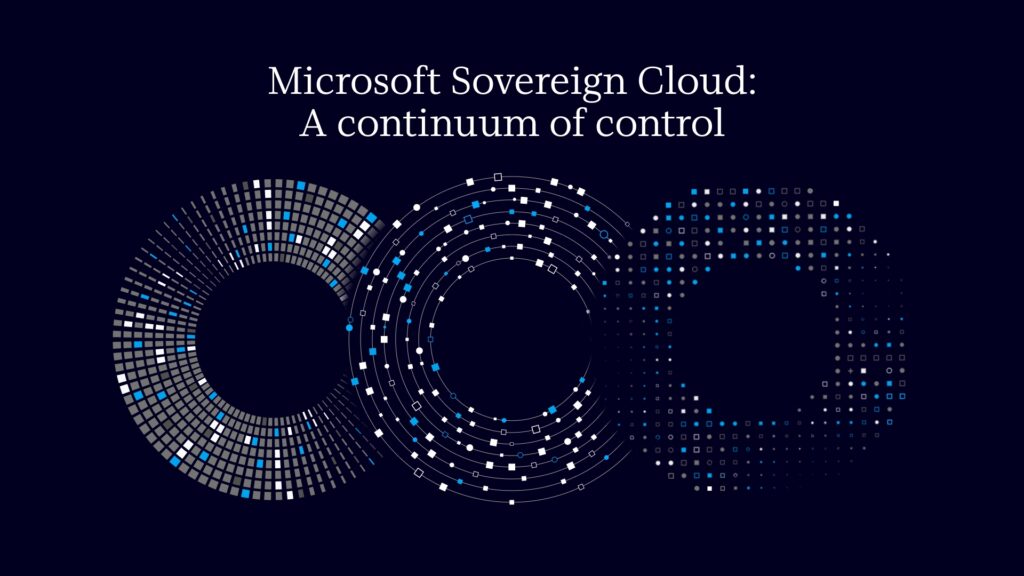Иллюстрация к анонсу Microsoft Sovereign Cloud с акцентом на контроль данных и ИИ-нагрузок